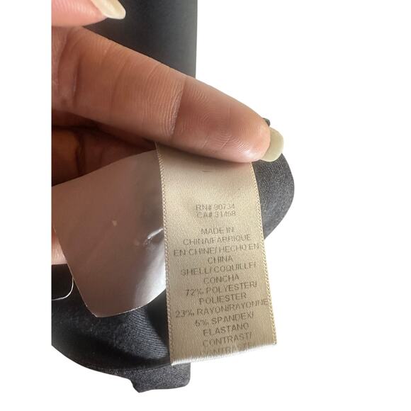 BCBG Max Azria Women's Pleated Two-Tone Mini Dress Size 6 Blue Black Elegant - Picture 10 of 11